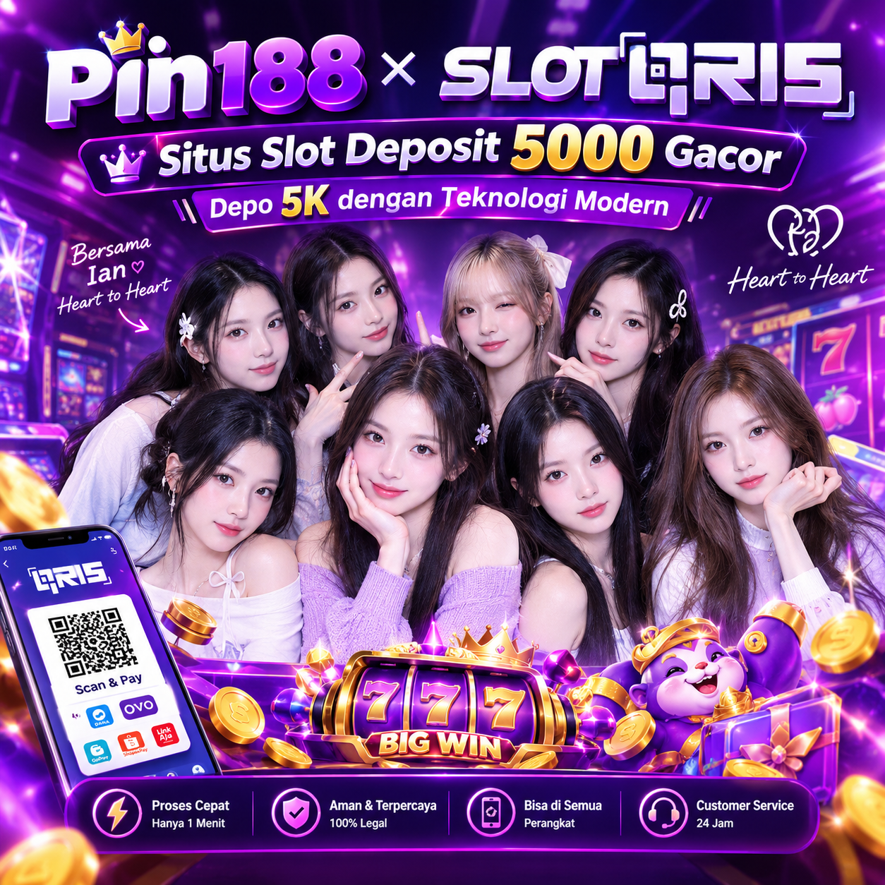 Pin188 x Slot QRIS 5K: Situs Slot Deposit 5000 Gacor Depo 5K dengan Teknologi Modern